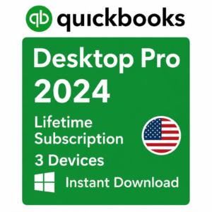 Quickbooks Desktop Pro 2024 USA For Windows Lifetime License
